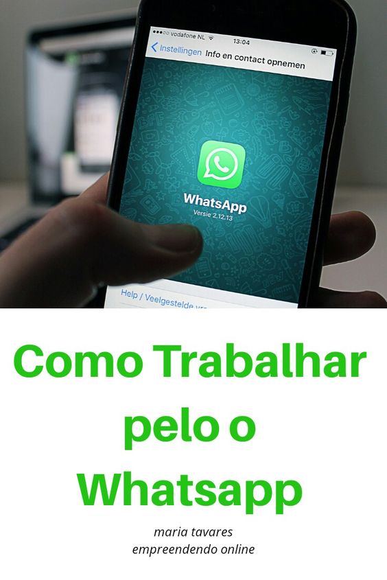 COMO TRABALHAR PELO O WHATSAPP